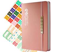 2026 Diary - 18 Month Diary 2026-2027 a5 Week to View From Jan 2026 to Jun 2027 with Monthly Tabs, 100GSM Paper (Pink （2026.1-2027.6）)