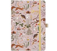 2026 Diary - 2026 Diary A5 Week to view from January to December 2026, with Pen loop, 2 Book Marks, Elastic strap and Back Pocket - PINK