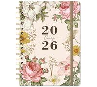 2026 Diary - A5 Diary 2026 Week to View, January 2026 to December 2026, 21.5 x 15.5 x 1.5 cm, Beige