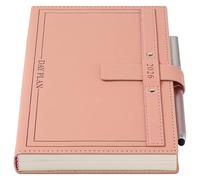 2026 Diary A5 Page a Day, Diary 2026 Day Per Page from Jan to Dec, Day View Planner Organizer,12 Months 2026 Agenda with Pen Set,Colorful Monthly Tabs, 3 Bookmarks, Inner Pocket (Pink)