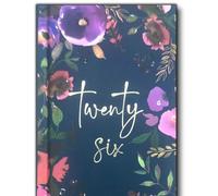2026 Diary A5 week to view Hardback Diary WTV Designs Penguin Butterflies (Blue Tropical)