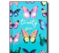 2026 Diary A5 week to view Hardback Diary WTV Designs Penguin Butterflies (Butterfly)