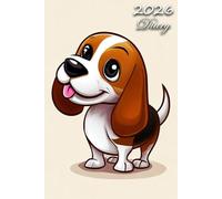 2026 Diary: Beagle Dog: | A5 Week to View Dated from Jan 2026 to Dec 2026 | Weekly Planner Agenda Personal Organiser