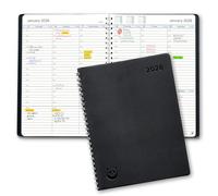 2026 Diary by Smart Panda - A5 Week to View Dated Planner - Simple Design Inspires Productivity - Softcover Appointment Book, 30 Minute Intervals - Annual Calendar, November 2025 - December 2026