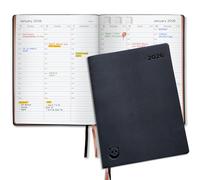 2026 Diary by Smart Panda - Rose Gold Edition, A4 Week to View Dated Planner - Softcover and Gift Box - Appointment Book, 30 Minute Intervals - Annual Calendar, November 2025 - December 2026