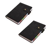 2026 Diary, Diary 2026 A5 Page A Day, 2Pcs Productivity Daily Planner from Jan 2026 to Dec 2026 With Monthly Tabs, 3 Bookmark and Colorful Side Panels