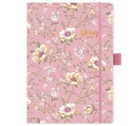 2026 Diary - Diary 2026 A5 Week to View from January 2026 to Decmber 2026, with Pen Holder, Inner Pock, Elastic closure, pink