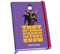 2026 DIARY FRIENDS WEEK TO VIEW HARDBACK A5 DIARY OFFICIAL PRODUCT