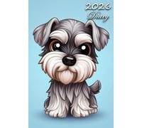 2026 Diary: Miniature Schnauzer Dog: | A5 Week to View Dated from Jan 2026 to Dec 2026 | Weekly Planner Agenda Personal Organiser