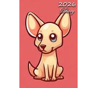 2026 Diary: Pharaoh Hound Dog: | A5 Week to View Dated from Jan 2026 to Dec 2026 | Weekly Planner Agenda Personal Organiser