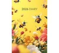2026 Diary: Stay Organised with Ease in 2026 - Bumble Bee Themed Cover