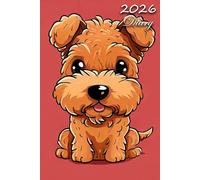 2026 Diary: Welsh Terrier Dog: | A5 Week to View Dated from Jan 2026 to Dec 2026 | Weekly Planner Agenda Personal Organiser