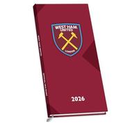 2026 DIARY WEST HAM UNITED FC WEEK TO VIEW SLIM POCKET DIARY OFFICIAL PRODUCT