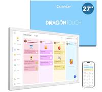 Dragon Touch Calendar, 27" Digital Calendar 2025 Family Wall Planner, 1080P Full HD Interactive Touchscreen, Smart Chore Chart and Home Organization, Gift for Busy Families Scheduling