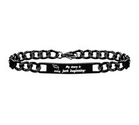 2026 Doctoral Hat Graduation Bracelets 8 Inch Link Chain - Engraved with My Story is Just Beginning to Commemorate Your Growth and Achievements SA5060