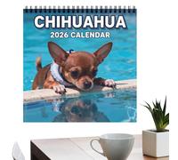 2026 Dog Calendar - Funny Monthly Organizer, Yearly Planning Wall Poster, Whimsical Puppy Art Schedule, Sturdy Tear Off Pages, Colorful Illustrated Planner | Office Home Dormitory Travel Apartment