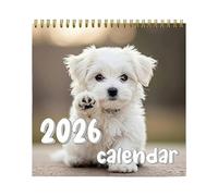 2026 Dog Desktop Calendar, Cute Puppy Desk Flip Stanging Calendar 2026 Monthly Wall Hangingcalender - Page-a-day Funny Dogcalender, Prefect Gifts for Dog Lovers