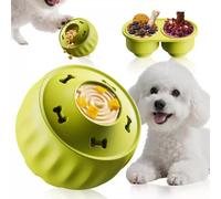 2026 Dog Silicone Slow Feeder Ball, Leakage Food Licking Ball & Tray Set, Pet Interactive Toy for Slow Eating, Boredom Relief & Dental Care, Frozen Dog Treat Mold, Long Lasting, Easy to Clean
