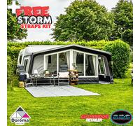 2026 Dorema Diamond 240 size 6 Seasonal Caravan Awning | 775-800cm | Steel Frame