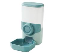 2026 Double Gravity Food Water Dispenser for Cages, 900 ml Hanging Pet Bowl Set | Spout Design/Green (Colour Varies) (B, 21 x 17 x 10.5 cm)