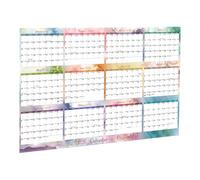 2026 Dry Erase Wall Calendar - Visual Schedule Planning, Horizontal Layout Chart, 122cm X 81cm Poster, Wide Range Of Laminated Paper Organizer Sheet | For Busy Project Manager Office Team