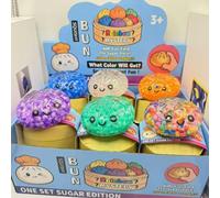 2026 Dumpling Squishies Mystery 24 PCS Advent Countdown Calendar Bao Bun Mystery Advent Countdown Calendar With Random Surprise Stress Relief Squishy Dumplings Toy Gift (2 set)