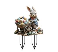 2026 Easter Bunny Garden Stake with Easter Egg for Festive Spring Decoration Outdoor