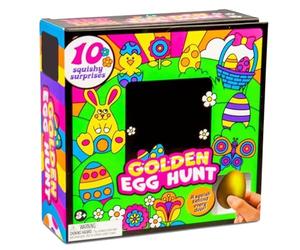 2026 Easter Golden Egg Treasure Hunt Mystery Sets Easter Gifts with Golden Egg, Easter Eggs Squishy for Family Friends Basket Stuffers (1pc)