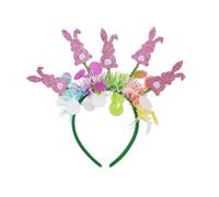 2026 Easter Party Hair Decor Rabbit Ear Headband Cartoon Chick Coloful Egg Props Easter Rabbit Ears Happy Headband Photo
