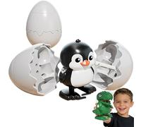 2026 Easter’s Latest Gift: Wind-Up Animal Hatching Surprise Egg, Hatch A Walking Surprise Eggs, Reusable Clockwork Fun Animal Toys,Perfect Tool for Entertaining Boys Girls Birthday (Penguin)