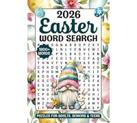 2026 Easter Word Search: 1800+ Words, Cozy Easter Themed Word Find Puzzles For Teens & Seniors With Solutions