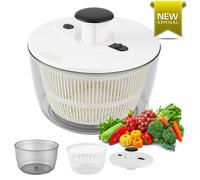 2026 Effortless Salad Preparation with Compact 5L Salad Spinner - Quick Drying