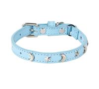 2026 Elastic Cat Collar with Adjustable Buckle, Star Moon Design for Small to Large Cats (BU2, 27.5 cm)