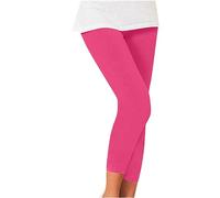 2026 - Elastic Pleated Leggings for Women, Hanging Tendon, Women's Pencil Trousers, Black Trousers in Sizes, Leggings Women, Black, Hot Pink, L
