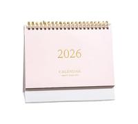 2026 Elegant Desktop Calendar For And Home Use With Weekly Monthly Layout And Integrated Memo Pad For Notes Planning (19.2X17.5cm)