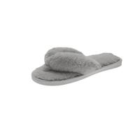 2026 Elegant Flat Women's Slippers with Toe Loop for Cosy Hours at Home - Soft Inner Lining Minimalist Design Non-Slip Sole Versatile Leisure Sandals for Winter Spring, gray, 6 UK