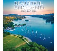 2026 England Calendar: Beautiful England - Square Wall Calendar - Month to View - 12 Months