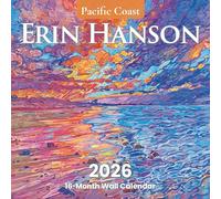 2026 Erin Hanson Calendar Pacific Coast Fine Art | Large Wall Calendar with Vibrant Impressionism Pacific Coast Paintings | Monthly Calendar for Office 12 x 24” Thick Paper | Art by Erin Hanson