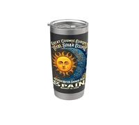 2026 Europe Total Solar Eclipse & Perseid Meteor Shower Stainless Steel Insulated Tumbler