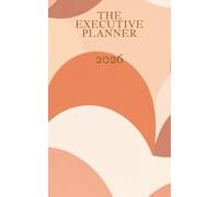 2026 Executive Planner: A Compact 5×8 Weekly and Monthly Journal | Watercolor Designs | Includes 2025-2027 Yearly Calendar Overviews, Notes, and Password Registry