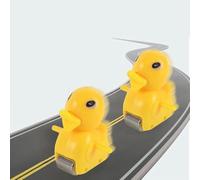 2026 Extra For Slide For Automatic Stair Climbing Ducklings Cartoon Track Escalator Fit The 1.5cm/0.59inch Track (Yellow, 6x5cm)