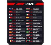 2026 F1 Race Schedule Mousepad,Precise Mouse Pad Enhances The Precision Of Optical Mice At Fast Speeds, Easy To Clean, Stays In Place(C,210x260mm)