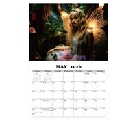 2026 Fairy Calendar,Enchanting Fairies Wall Calendar Decor - Artistic Home Fantasy Art Mythical Decor for Offices Bedroom Apartment Study Kitchen Living Room