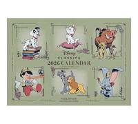 2026 FAMILY ORGANISER DISNEY HERITAGE 5 COLUMN MONTH TO VIEW A4 WALL CALENDAR OFFICIAL PRODUCT