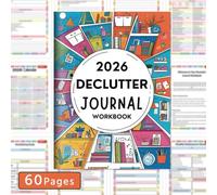 2026 Family Organiser Journal 60 Pages Softcover Declutter Journal Workbook Monthy Planner for Daily Task Management Student Diary