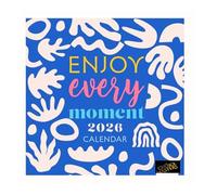 2026 Family Organiser Month to View Calendar Wall Hanging Planner with Five Columns for organising Family Bright Coloured 2 Styles - Into The Wild Or Best Is Yet To Come (ENJOY EVERY MOMENT)