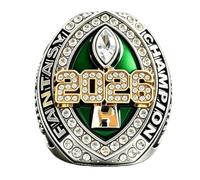 2026 Fantasy Football Ring Father's Day Collectibles Championship Ring Display Case
