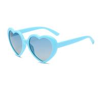 2026 Fashion Polarized Fantasy Gradient Sunglasses Popular Peach Heart Eyeglasses Anti UV Sun Glasses Colorful Rainbow