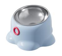 2026 Feeding Bowl Design for Cats with Sturdy Base, Sturdy Base, Raised Bowl for Indoor Outdoor, Unique Cat Bowl, Cat Bowls Stainless Steel, Raised (Sky Blue, 10 x 18 cm)