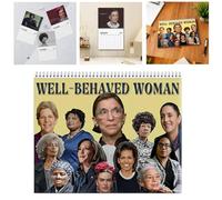 2026 Feminist Wall Calendar,2026 Well-Behaved Women Calendar, “Well-Behaved Women” Empowerment Calendar,11" x 8.5", Inspirational Gift for Wo-men,Home & Office Wall Décor (1pcs)
